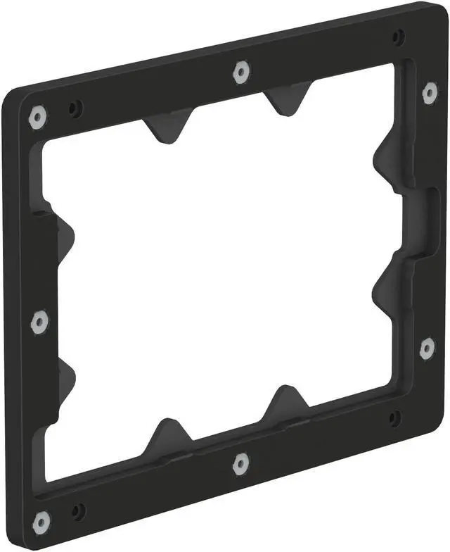 Alt view image 7 of 7 - VidaMount Black On-Wall Tablet Mount compatible with iPad 9.7 (5th / 6th Gen), Pro 9.7", Air 1/2
