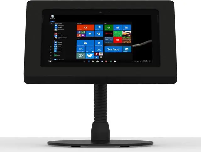 Alt view image 2 of 7 - VidaMount Black Enclosure and Portable Flexible Stand [Bundle] compatible with Microsoft Surface Pro 7+, Pro 7, Pro 6, Pro 5, Pro 4