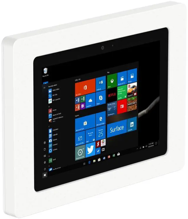 Main image of VidaMount White VESA Enclosure compatible with Microsoft Surface Go, Go 2, Go 3 & Go 4