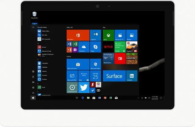 Alt view image 2 of 7 - VidaMount White VESA Enclosure compatible with Microsoft Surface Go, Go 2, Go 3 & Go 4