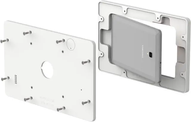 Alt view image 7 of 7 - VidaMount White VESA Enclosure compatible with Samsung Galaxy Tab A 8.0 (2017)