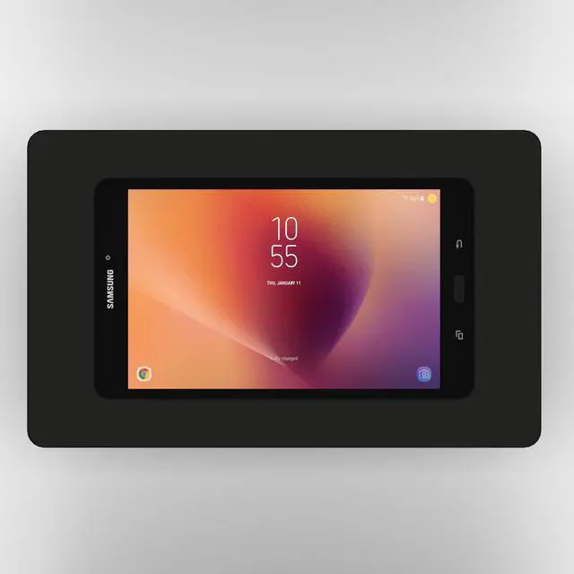 Alt view image 2 of 7 - VidaMount Black Enclosure and Tilting VESA Slim Wall Mount [Bundle] compatible with Samsung Galaxy Tab A 8.0 (2017)
