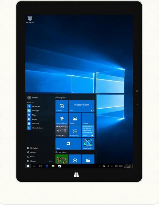 Alt view image 3 of 7 - VidaMount White VESA Enclosure compatible with Microsoft Surface 3