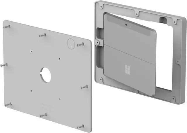 Alt view image 7 of 7 - VidaMount Light Grey VESA Enclosure compatible with Microsoft Surface Go, Go 2 & Go 3