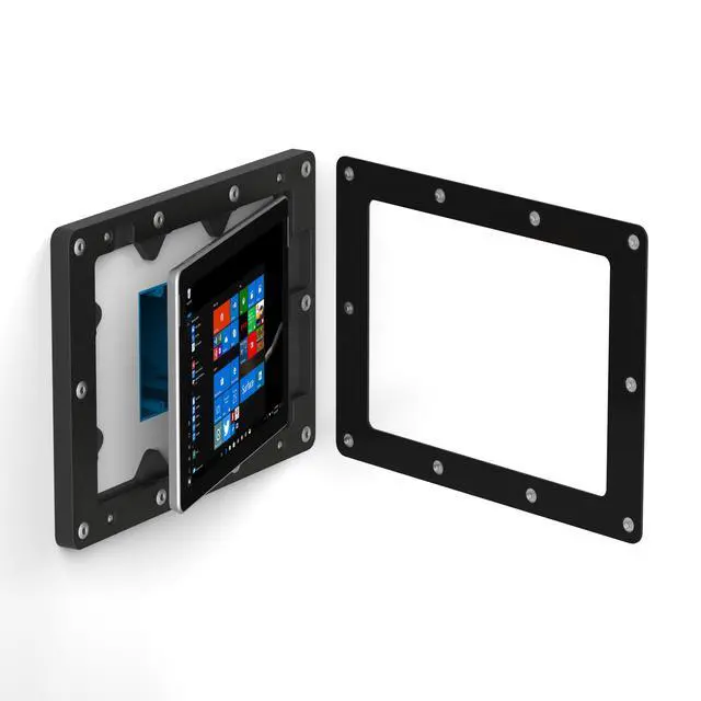 Alt view image 5 of 7 - VidaMount Black On-Wall Tablet Mount compatible with Surface Go, Go 2, Go 3 & Go 4