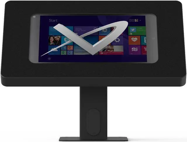 Alt view image 2 of 7 - VidaMount Black Enclosure and Rotating & Tilting Desk/Table Mount [Bundle] compatible with HP Stream 7