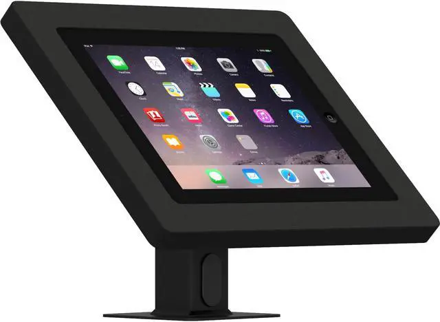 Main image of VidaMount Black Enclosure and Rotating & Tilting Desk/Table Mount [Bundle] compatible with iPad 2/3/4