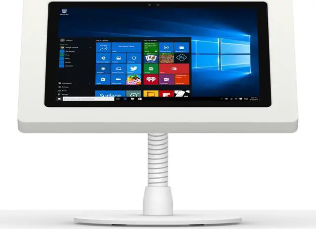 Alt view image 2 of 7 - VidaMount Light Grey Enclosure and Portable Flexible Stand [Bundle] compatible with Microsoft Surface Pro 7+, Pro 7, Pro 6, Pro 5, Pro 4