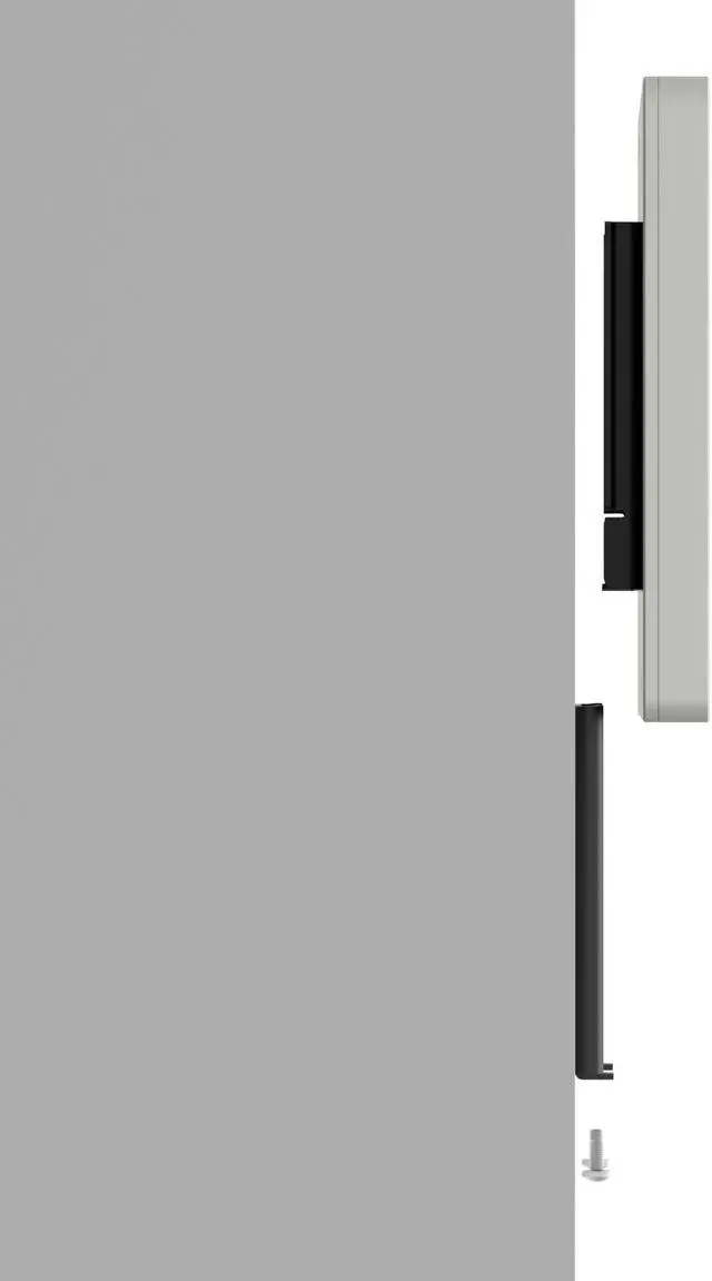 Alt view image 4 of 7 - VidaMount Light Grey Enclosure and Fixed VESA Slim Wall Mount [Bundle] compatible with Samsung Galaxy Tab A 10.1 (2016)