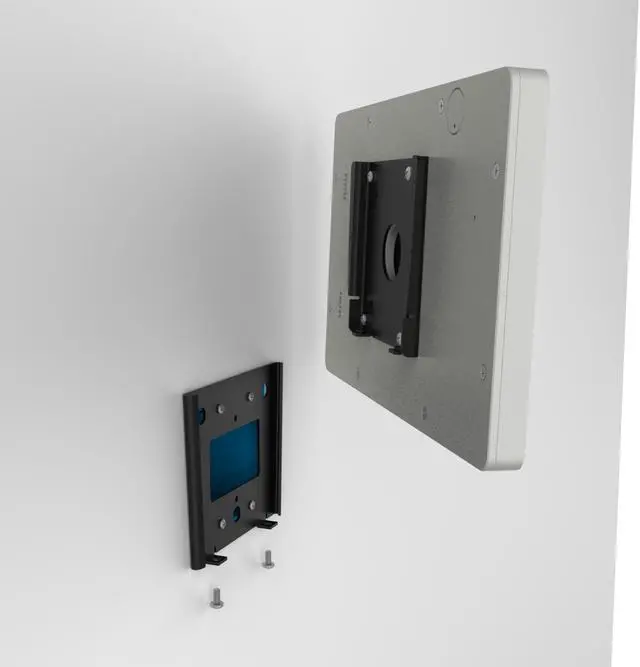 Alt view image 5 of 7 - VidaMount Light Grey Enclosure and Fixed VESA Slim Wall Mount [Bundle] compatible with Samsung Galaxy Tab A 10.1 (2016)