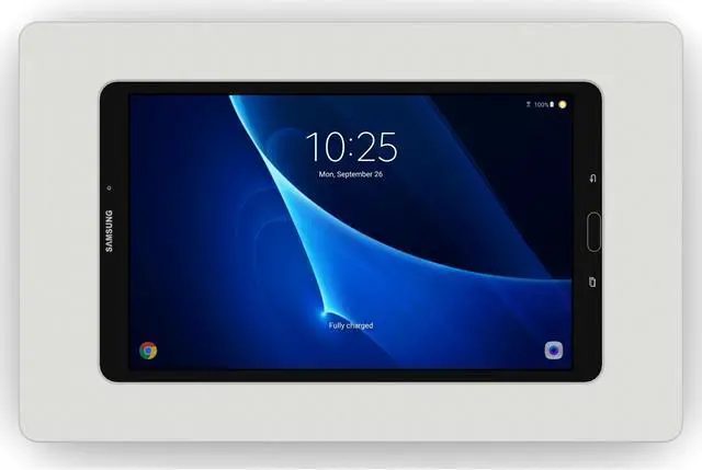 Alt view image 2 of 7 - VidaMount Light Grey Enclosure and Fixed VESA Slim Wall Mount [Bundle] compatible with Samsung Galaxy Tab A 10.1 (2016)