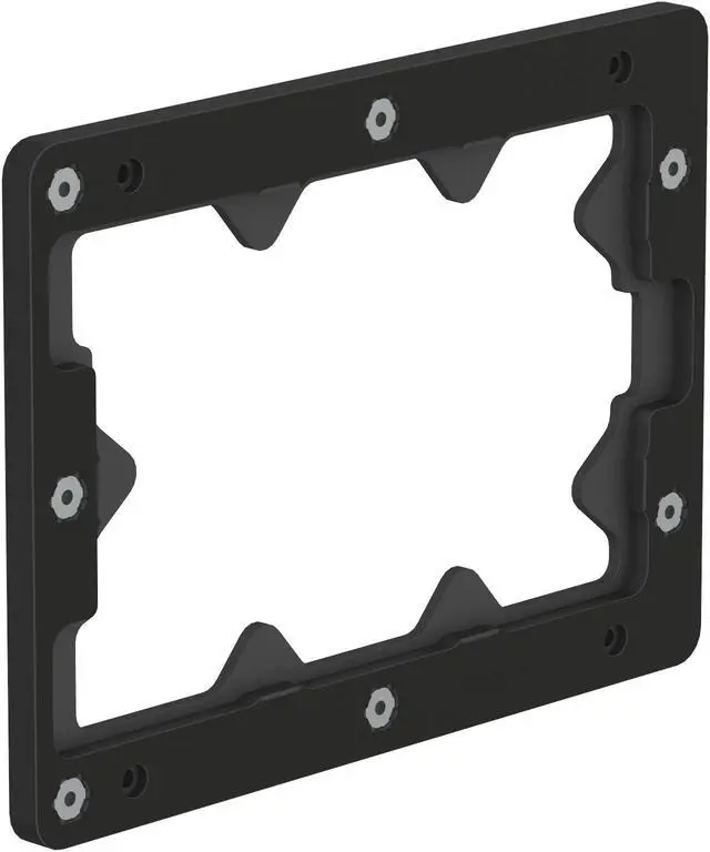 Alt view image 7 of 8 - VidaMount Black On-Wall Tablet Mount compatible with iPad Mini 1/2/3