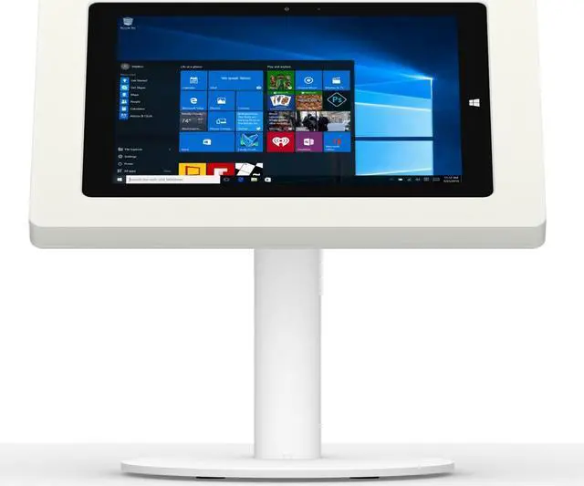 Alt view image 2 of 7 - VidaMount White Enclosure and Portable Fixed Stand [Bundle] compatible with Surface 3