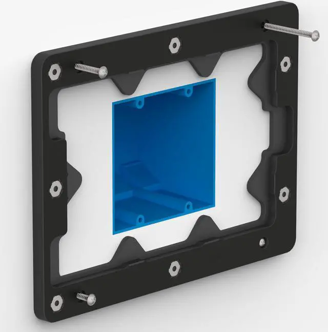 Alt view image 6 of 8 - VidaMount Black On-Wall Tablet Mount compatible with iPad Mini 1/2/3