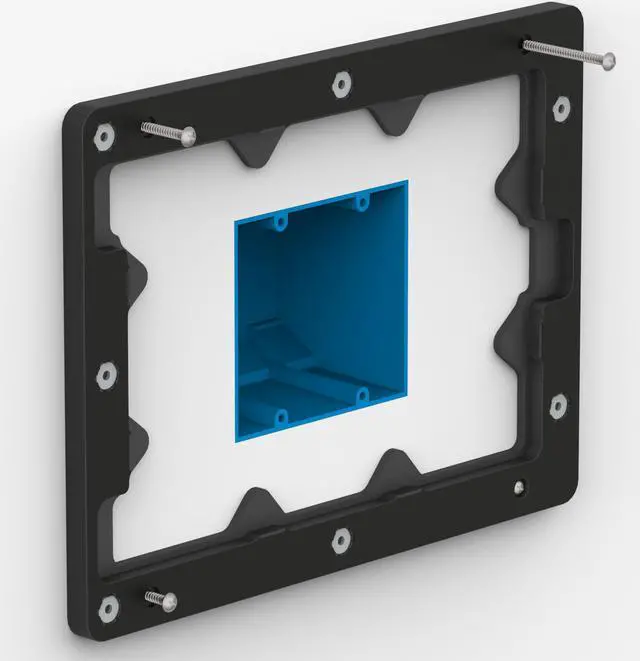 Alt view image 6 of 7 - VidaMount Black On-Wall Tablet Mount compatible with iPad 9.7 (5th / 6th Gen), Pro 9.7", Air 1/2