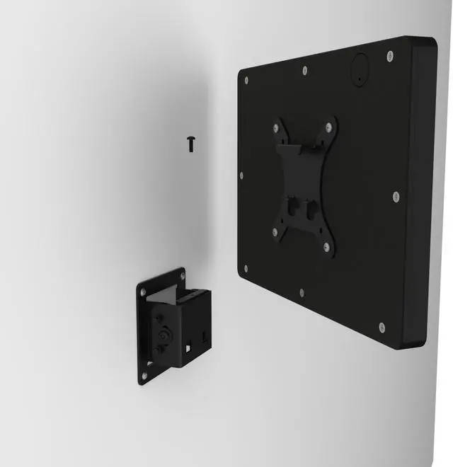 Alt view image 5 of 7 - VidaMount Black Enclosure and Tilting VESA Slim Wall Mount [Bundle] compatible with Surface Go & Go 2