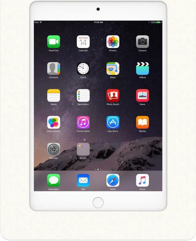 Alt view image 3 of 7 - VidaMount White VESA Enclosure compatible with iPad Mini 1/2/3