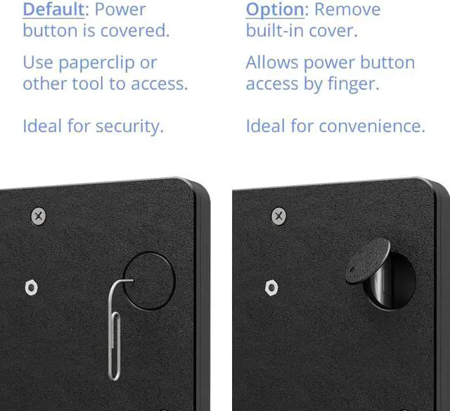 Alt view image 7 of 7 - VidaMount Black Enclosure and Tilting VESA Slim Wall Mount [Bundle] compatible with Samsung Galaxy Tab A 8.0 (2017)