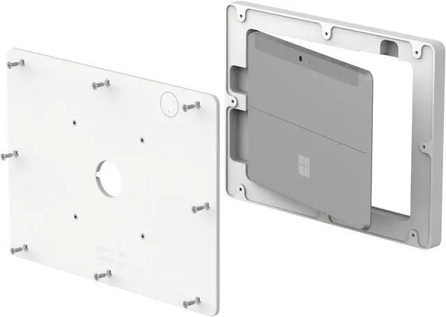 Alt view image 7 of 7 - VidaMount White VESA Enclosure compatible with Microsoft Surface Go, Go 2, Go 3 & Go 4