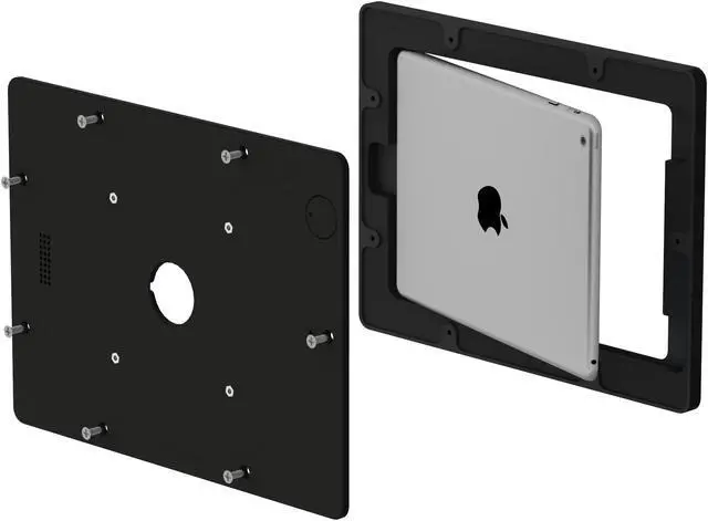 Alt view image 7 of 7 - VidaMount Black VESA Enclosure compatible with iPad 9.7 (5th / 6th Gen), Pro 9.7", Air 1/2