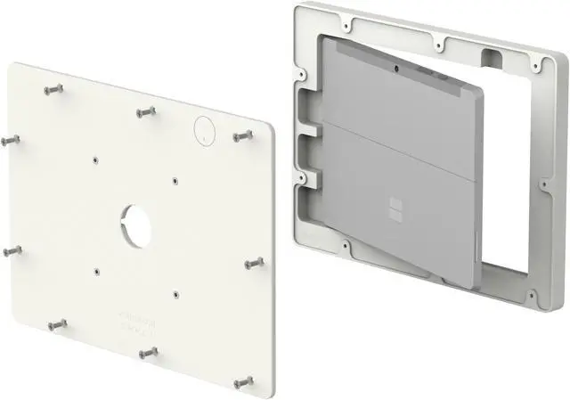 Alt view image 7 of 7 - VidaMount White VESA Enclosure compatible with Microsoft Surface 3