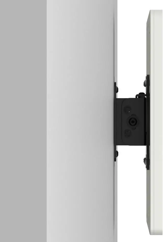 Alt view image 3 of 7 - VidaMount White Home Button Covered Enclosure and Tilting VESA Slim Wall Mount [Bundle] compatible with iPad Pro 12.9" (1st/2nd Gen)