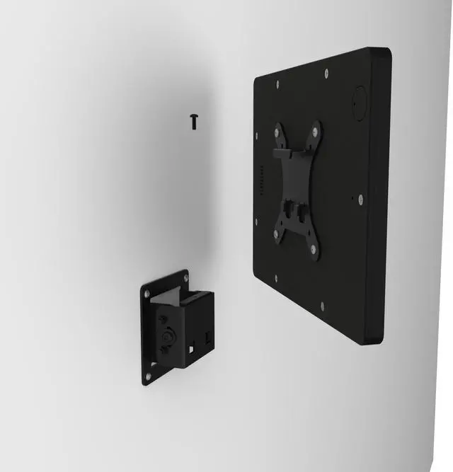 Alt view image 5 of 7 - VidaMount Black Home Button Covered Enclosure and Tilting VESA Slim Wall Mount [Bundle] compatible with iPad 9.7 (5th / 6th Gen), Pro 9.7", Air 1/2