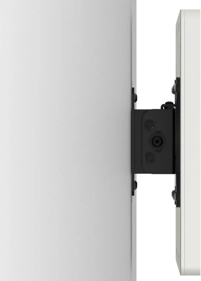 Alt view image 3 of 7 - VidaMount White Home Button Covered Enclosure and Tilting VESA Slim Wall Mount [Bundle] compatible with iPad 2/3/4
