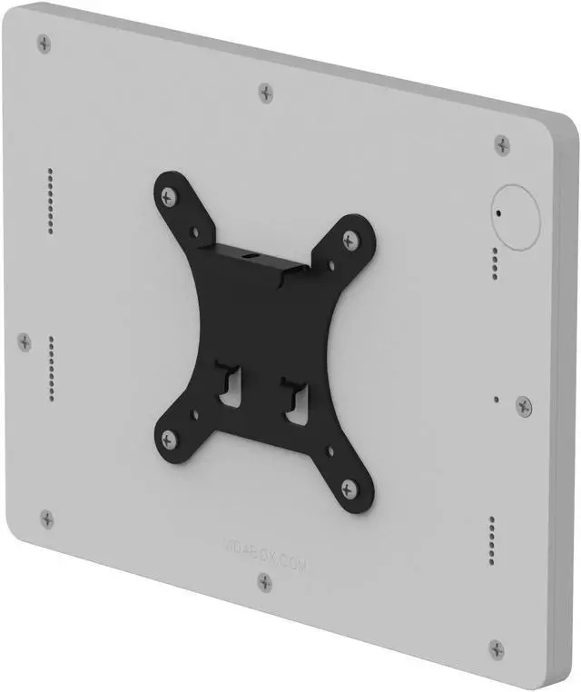 Alt view image 6 of 7 - VidaMount Light Grey Enclosure and Tilting VESA Slim Wall Mount [Bundle] compatible with iPad Pro 10.5" & Air 3rd Gen