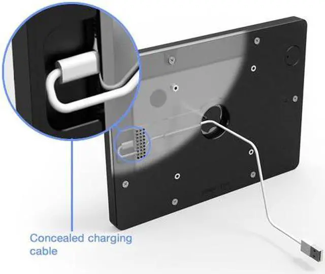 Alt view image 6 of 7 - VidaMount White VESA Enclosure compatible with Samsung Galaxy Tab A 8.0 (2017)