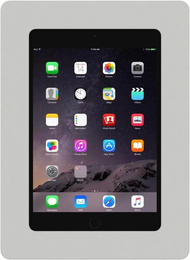 Alt view image 3 of 7 - VidaMount Light Grey VESA Enclosure compatible with iPad Mini 4 & 5