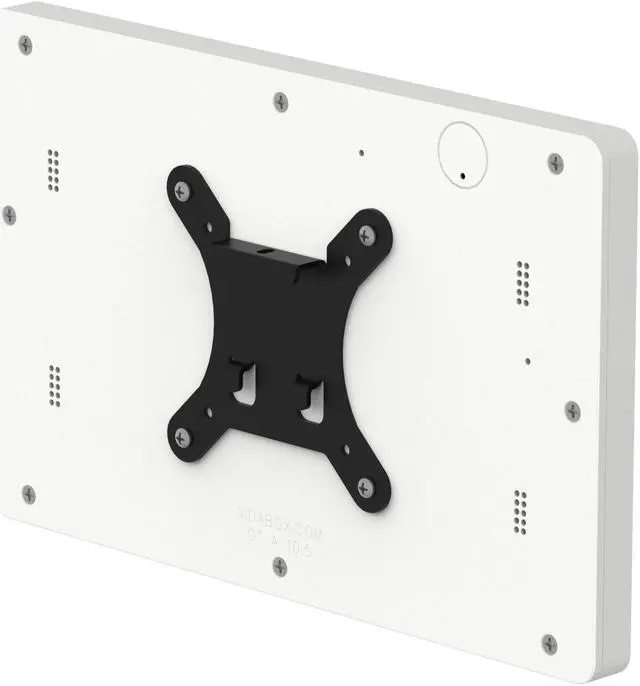 Alt view image 6 of 7 - VidaMount White Enclosure and Tilting VESA Slim Wall Mount [Bundle] compatible with Samsung Galaxy Tab A 10.5 (2018)