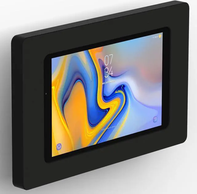 Main image of VidaMount Black Enclosure and Tilting VESA Slim Wall Mount [Bundle] compatible with Samsung Galaxy Tab A 10.5 (2018)