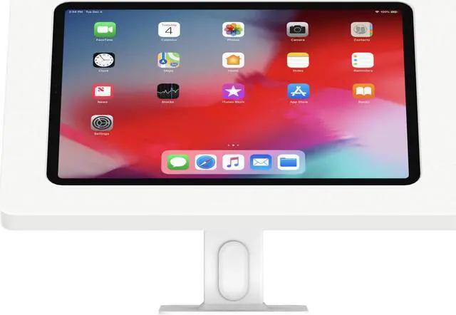 Alt view image 2 of 7 - VidaMount White Exposed Rear Camera Enclosure and Rotating & Tilting Desk/Table Mount [Bundle] compatible with iPad Pro 11" (1st Gen) & Air 10.9" (4th Gen)