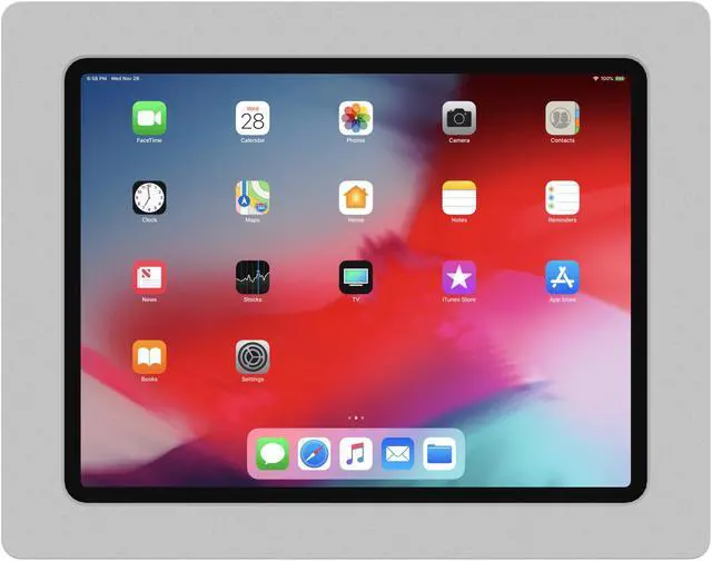 Alt view image 2 of 7 - VidaMount Light Grey VESA Enclosure compatible with iPad Pro 12.9" (3rd Gen)