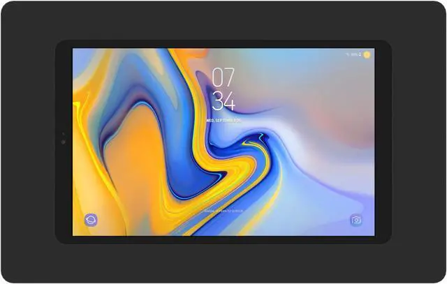 Alt view image 2 of 7 - VidaMount Black On-Wall Tablet Mount compatible with Samsung Galaxy Tab A 10.5 (2018)