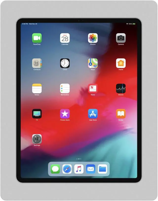 Alt view image 3 of 7 - VidaMount Light Grey VESA Enclosure compatible with iPad Pro 12.9" (3rd Gen)