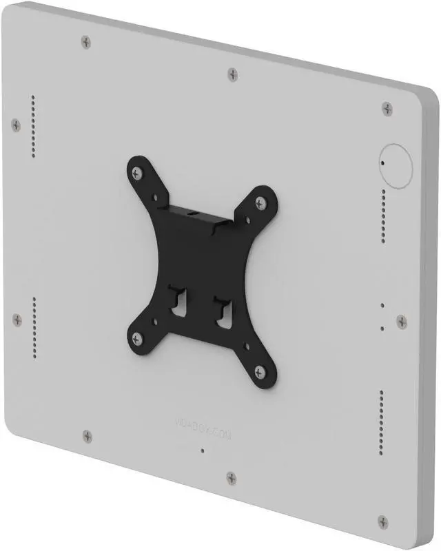 Alt view image 6 of 7 - VidaMount Light Grey Enclosure and Tilting VESA Slim Wall Mount [Bundle] compatible with iPad Pro 12.9" (3rd Gen)