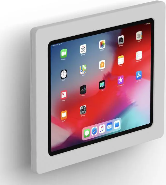 Main image of VidaMount Light Grey Enclosure and Tilting VESA Slim Wall Mount [Bundle] compatible with iPad Pro 12.9" (3rd Gen)