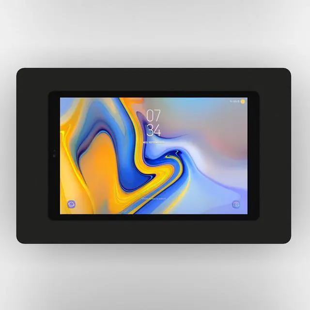 Alt view image 2 of 7 - VidaMount Black Enclosure and Tilting VESA Slim Wall Mount [Bundle] compatible with Samsung Galaxy Tab A 10.5 (2018)