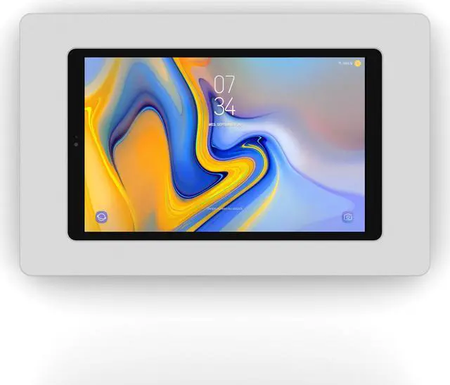 Alt view image 2 of 7 - VidaMount Light Grey Enclosure and Fixed VESA Slim Wall Mount [Bundle] compatible with Samsung Galaxy Tab A 10.5 (2018)