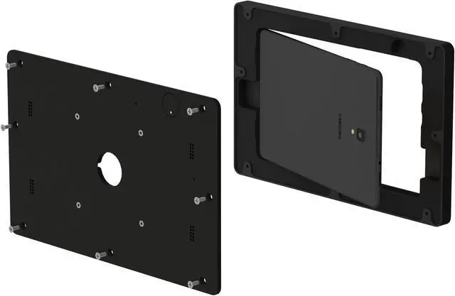 Alt view image 7 of 7 - VidaMount Black VESA Enclosure compatible with Samsung Galaxy Tab A 10.5 (2018)