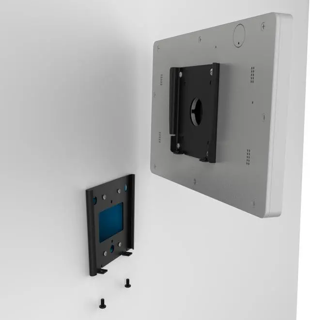 Alt view image 5 of 7 - VidaMount Light Grey Enclosure and Fixed VESA Slim Wall Mount [Bundle] compatible with Samsung Galaxy Tab A 10.5 (2018)