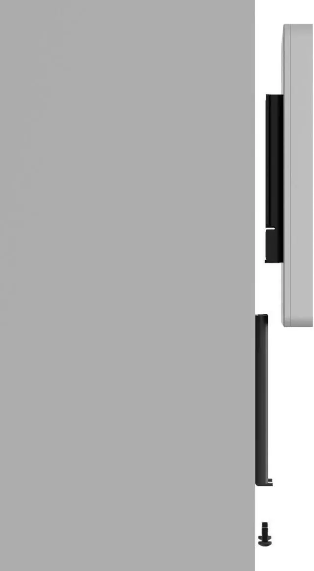 Alt view image 4 of 7 - VidaMount Light Grey Enclosure and Fixed VESA Slim Wall Mount [Bundle] compatible with Samsung Galaxy Tab A 10.5 (2018)