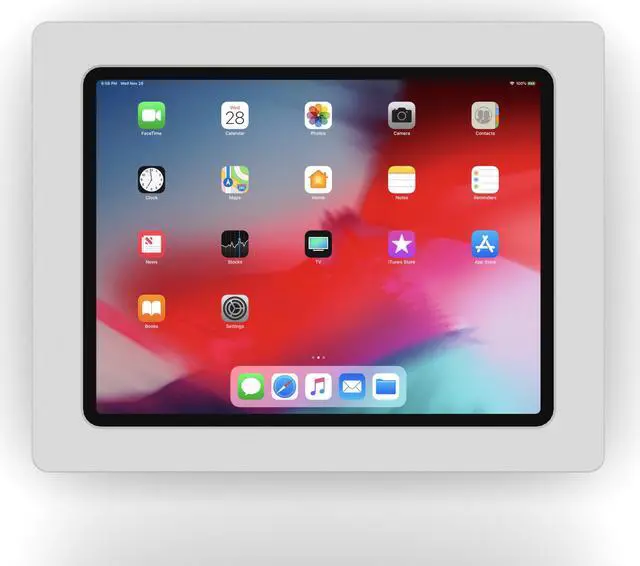 Alt view image 2 of 7 - VidaMount Light Grey Enclosure and Tilting VESA Slim Wall Mount [Bundle] compatible with iPad Pro 12.9" (3rd Gen)