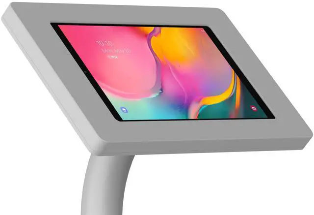 Alt view image 2 of 7 - VidaMount Light Grey Enclosure and Floor Stand [Bundle] compatible with Samsung Galaxy Tab A 10.1 (2019)