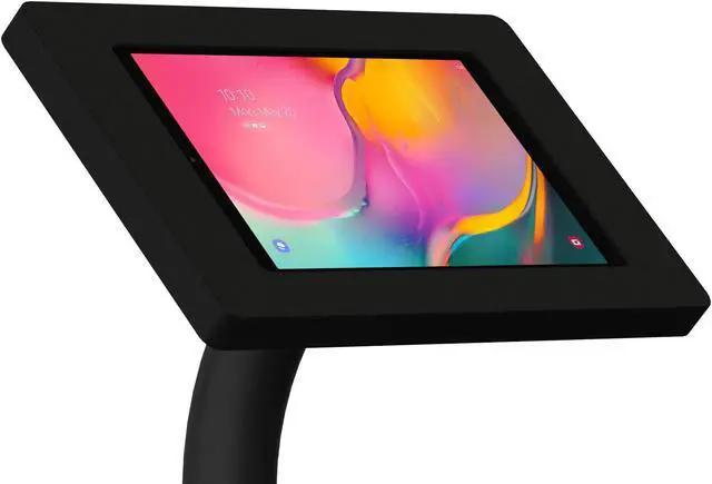 Alt view image 2 of 7 - VidaMount Black Enclosure and Floor Stand [Bundle] compatible with Samsung Galaxy Tab A 10.1 (2019)