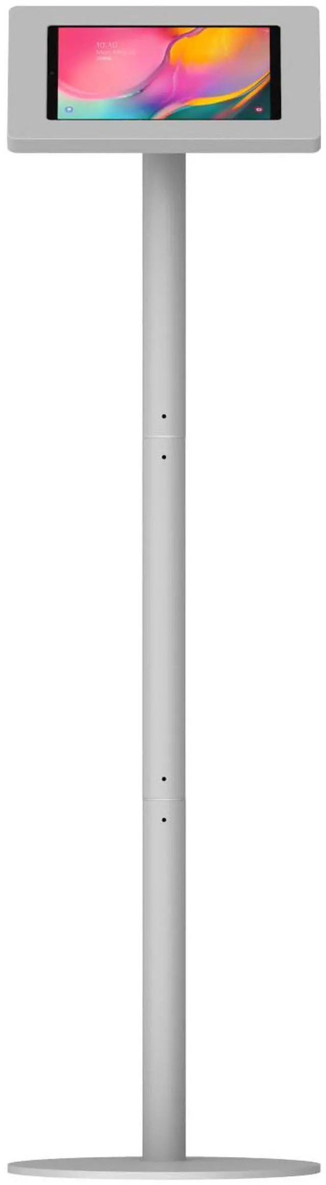 Alt view image 3 of 7 - VidaMount Light Grey Enclosure and Floor Stand [Bundle] compatible with Samsung Galaxy Tab A 10.1 (2019)