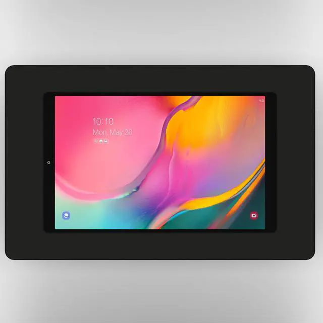 Alt view image 2 of 7 - VidaMount Black Enclosure and Tilting VESA Slim Wall Mount [Bundle] compatible with Samsung Galaxy Tab A 10.1 (2019)