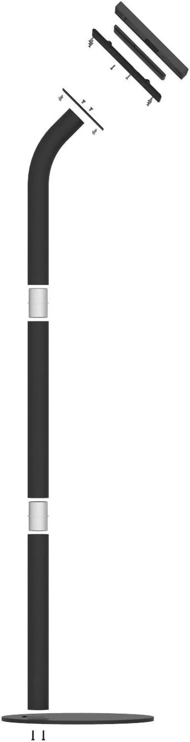Alt view image 7 of 7 - VidaMount Black Enclosure and Floor Stand [Bundle] compatible with Samsung Galaxy Tab A 10.1 (2019)